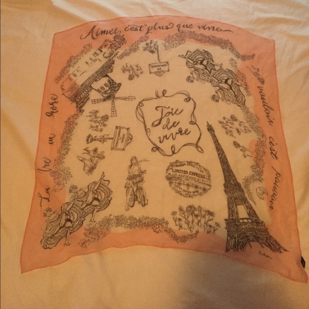 NWOT Echo Silk Scarf